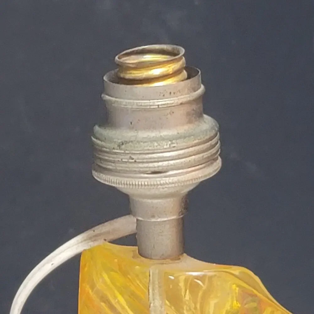 Vintage Acrylic Sailboat Coastal Lamp Seahorses Starfish coral Shell Ocean Scene